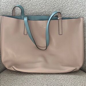 Kate Spade light pink and Blue Tote Bag